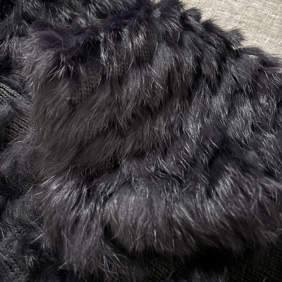 LINDA RICHARDS LUXURY VEST 100% Genuine Rabbit fur, like new, size medium - Picture 8 of 11